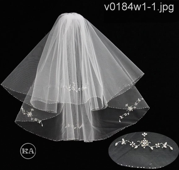 v0184w1 wedding veil