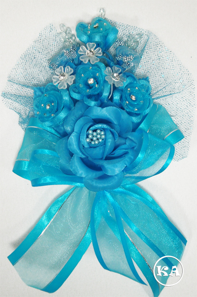 corsage turquoise