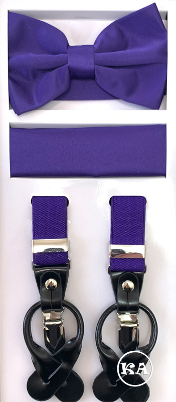 suspender purple